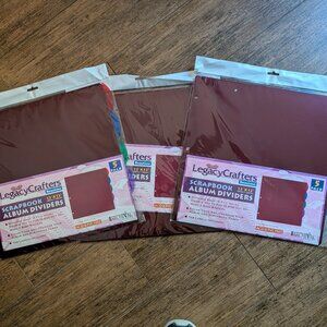 Photo / Scrapbook Album 5 Divider Tabs, 3 sets, New in package, Legacy Crafters